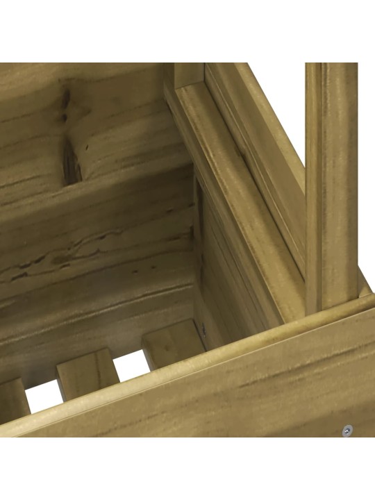 Sodo stalas, 100x50x75cm, impregnuota pušies mediena