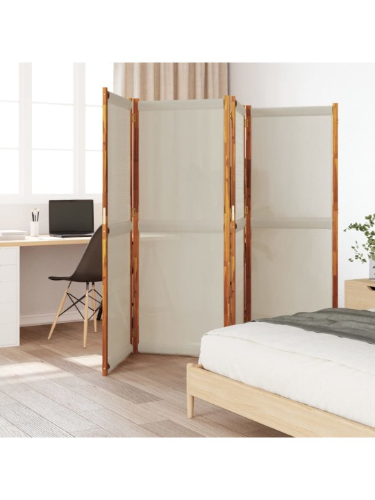 Kambario pertvara, 4 segmentai, šviesiai pilka, 280x180cm