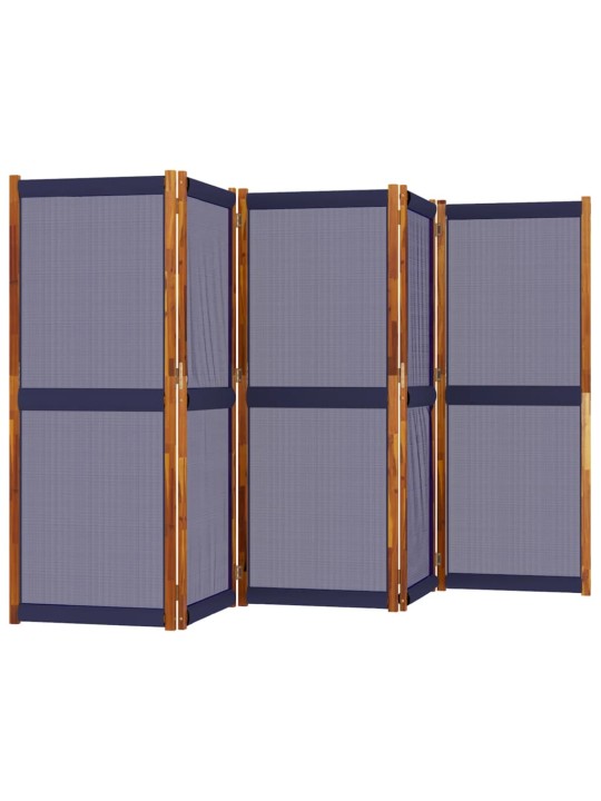 Kambario pertvara, 5 segmentai, tamsiai mėlyna, 350x180cm