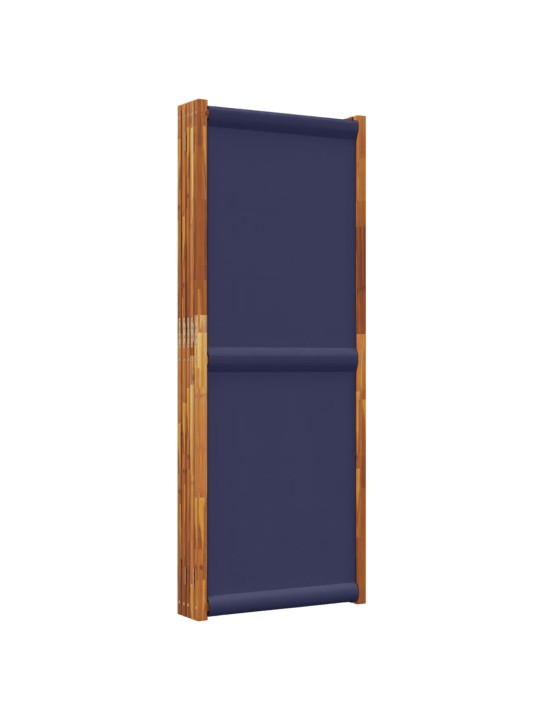 Kambario pertvara, 5 segmentai, tamsiai mėlyna, 350x180cm