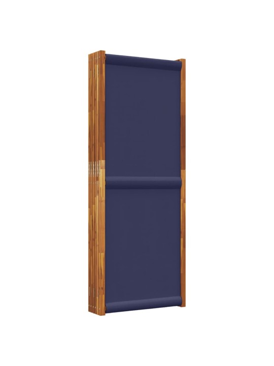 Kambario pertvara, 6 segmentai, tamsiai mėlyna, 420x180cm