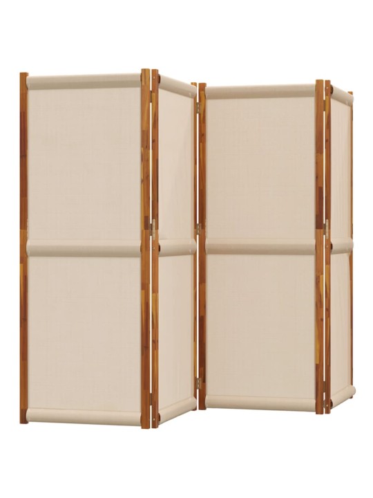 Kambario pertvara, 4 segmentai, taupe spalvos, 280x180cm