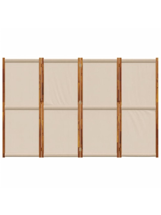 Kambario pertvara, 4 segmentai, taupe spalvos, 280x180cm