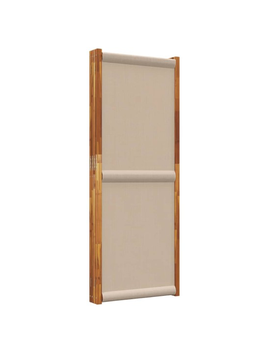 Kambario pertvara, 4 segmentai, taupe spalvos, 280x180cm