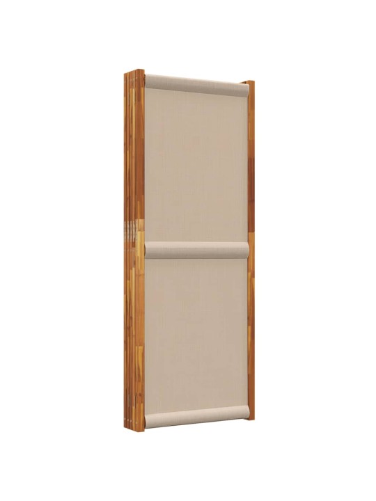 Kambario pertvara, 5 segmentai, taupe spalvos, 350x180cm