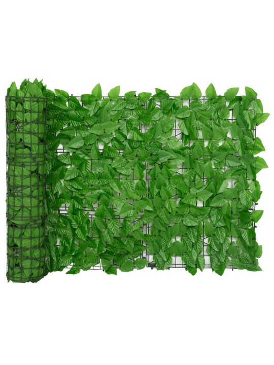Balkono pertvara su žaliais lapais, 200x75cm