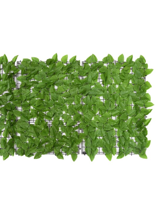 Balkono pertvara su žaliais lapais, 200x75cm