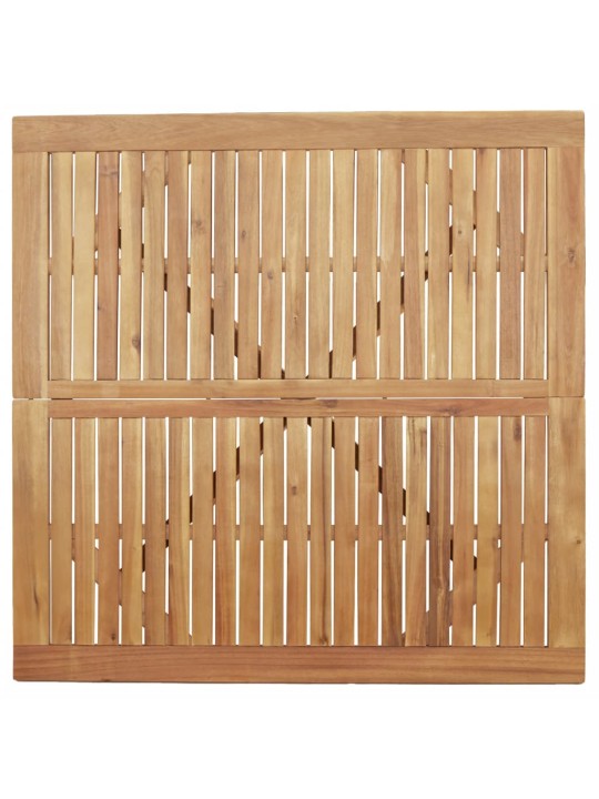 Sodo stalas, 110x110x75cm, akacijos masyvas, kvadratinis