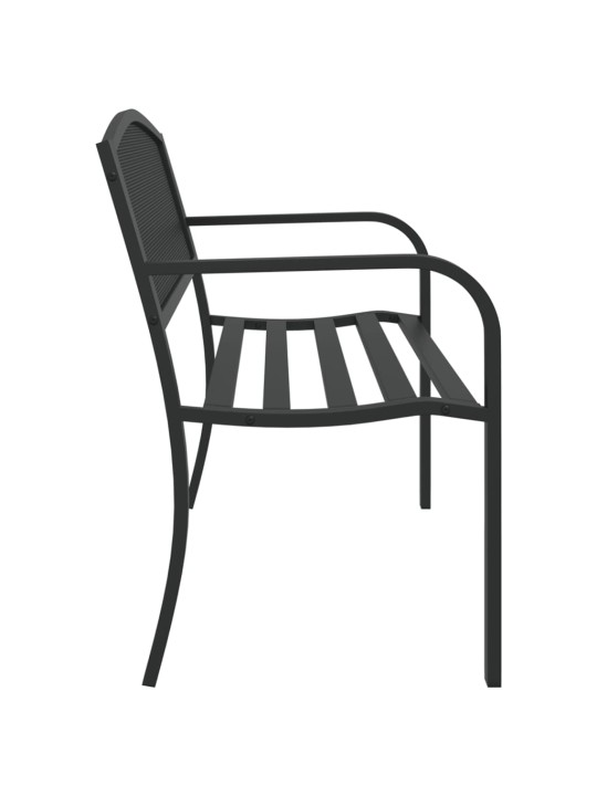 Sodo suoliukas, juodos spalvos, 119cm, plienas