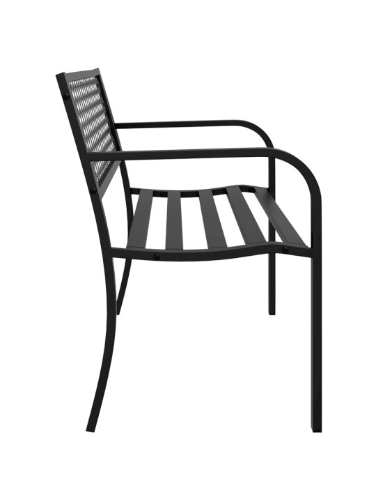 Sodo suoliukas, juodos spalvos, 119cm, plienas