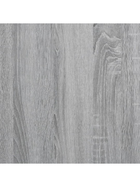 Virtuvės lentyna, pilka ąžuolo, 90x40x132cm, mediena ir metalas