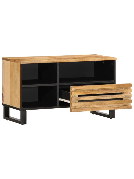 TV spintelė, 80x34x46cm, neapdorotos mango medienos masyvas
