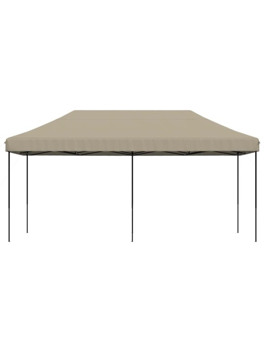 Išskleidžiama proginė palapinė, taupe spalvos, 580x292x315cm