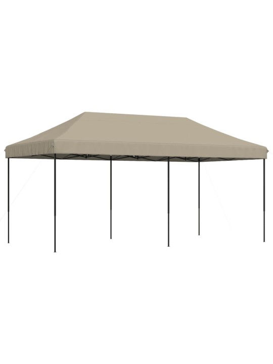 Išskleidžiama proginė palapinė, taupe spalvos, 580x292x315cm