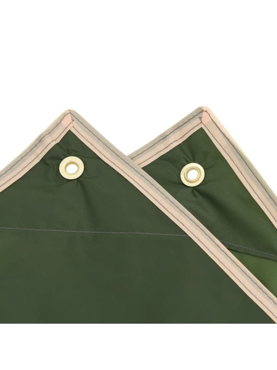 Pončas nuo lietaus su gobtuvu, žalias, 223x145cm, 2-1 dizaino