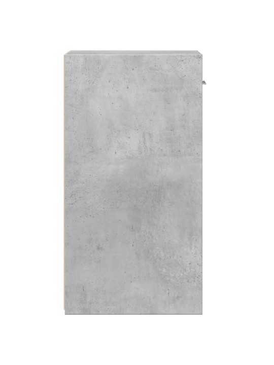 Naktinė spintelė, betono pilka, 35x34x65cm, apdirbta mediena