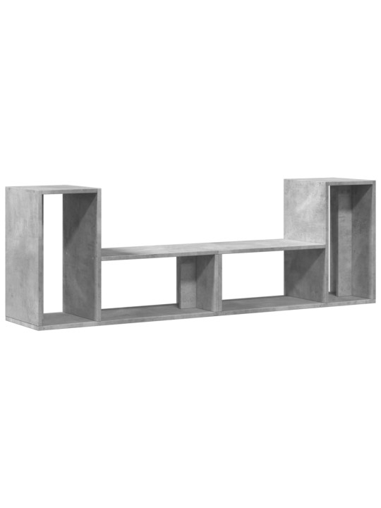 Televizoriaus spintelės, 2vnt., betono pilkos, 75x30x50 cm, MDP