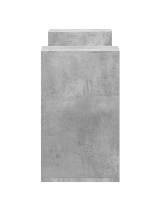 Televizoriaus spintelės, 2vnt., betono pilkos, 75x30x50 cm, MDP