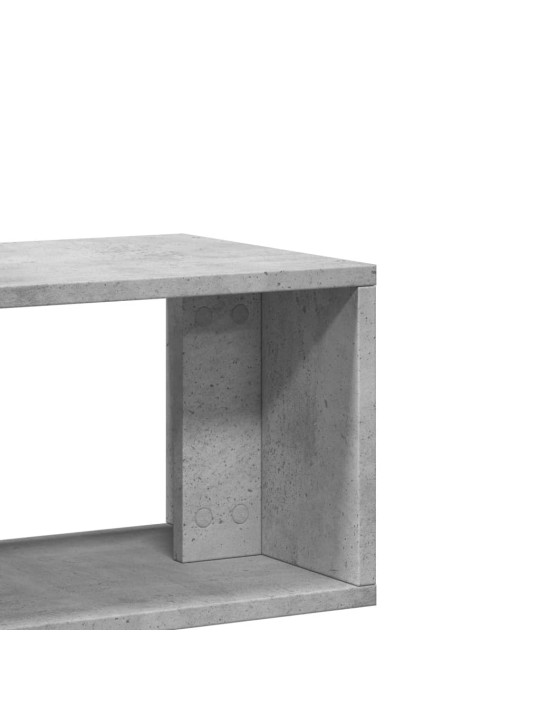 Televizoriaus spintelės, 2vnt., betono pilkos, 75x30x50 cm, MDP