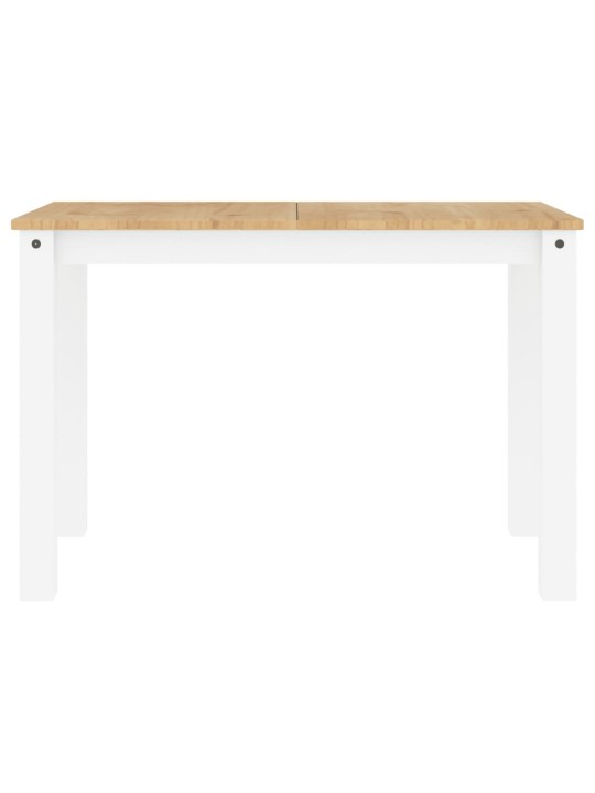 Valgomojo stalas Panama, baltas, 117x60x75cm, pušies masyvas
