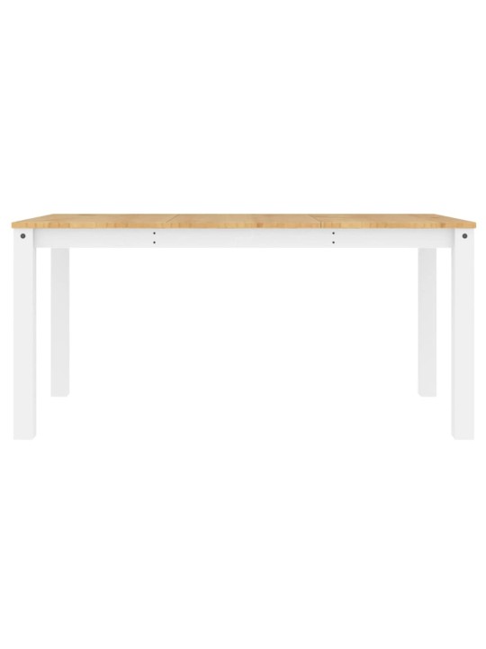 Valgomojo stalas Panama, baltas, 160x80x75cm, pušies masyvas