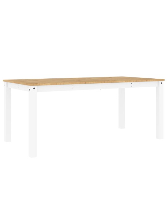 Valgomojo stalas Panama, baltas, 180x90x75cm, pušies masyvas