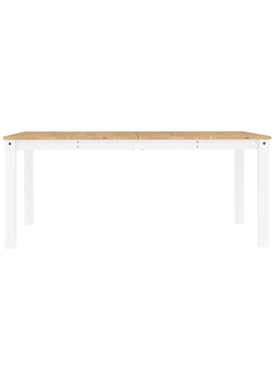 Valgomojo stalas Panama, baltas, 180x90x75cm, pušies masyvas