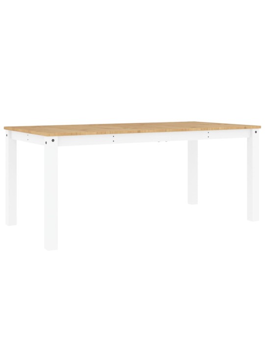 Valgomojo stalas Panama, baltas, 180x90x75cm, pušies masyvas