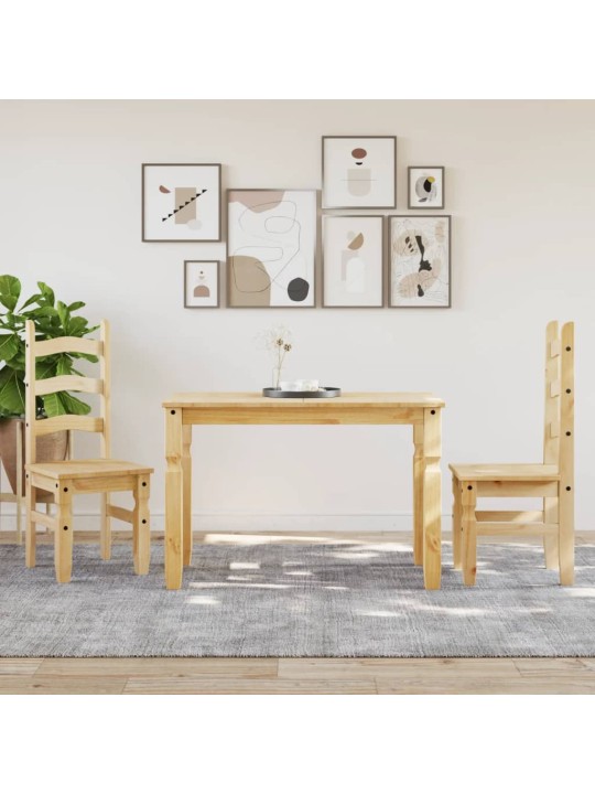 Valgomojo stalas Corona, 112x60x75cm, pušies medienos masyvas