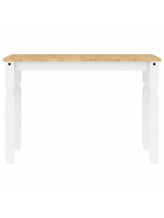 Valgomojo stalas Corona, baltas, 112x60x75cm, pušies masyvas