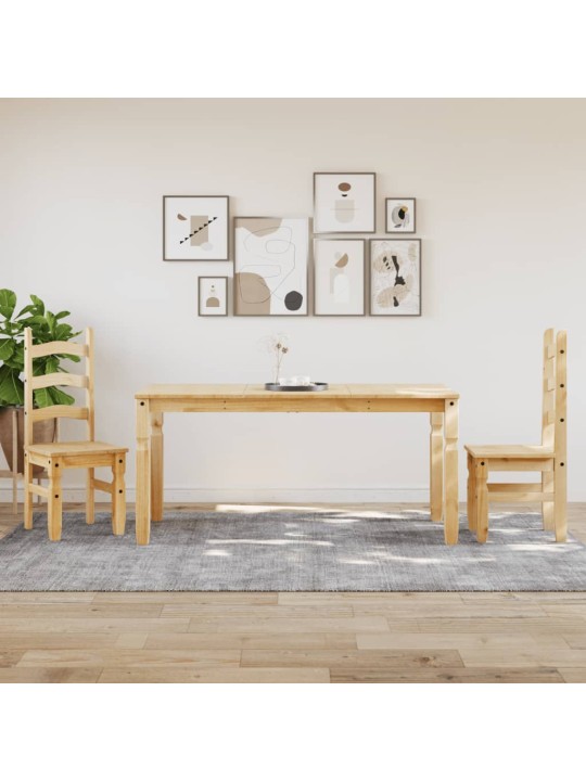 Valgomojo stalas Corona, 160x80x75cm, pušies medienos masyvas