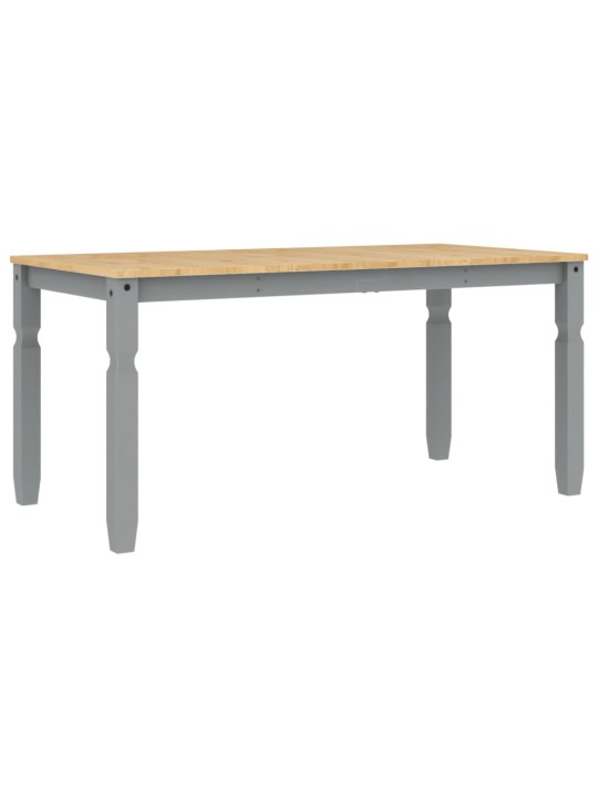 Valgomojo stalas Corona, pilkas, 160x80x75cm, pušies masyvas