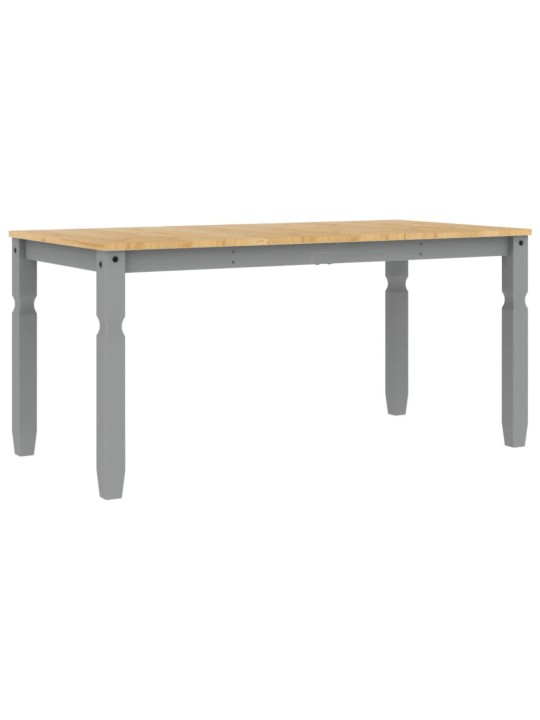 Valgomojo stalas Corona, pilkas, 160x80x75cm, pušies masyvas