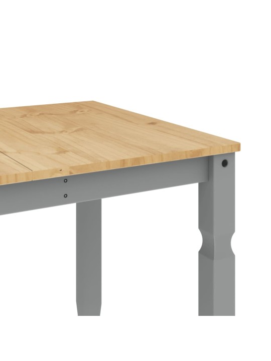 Valgomojo stalas Corona, pilkas, 160x80x75cm, pušies masyvas