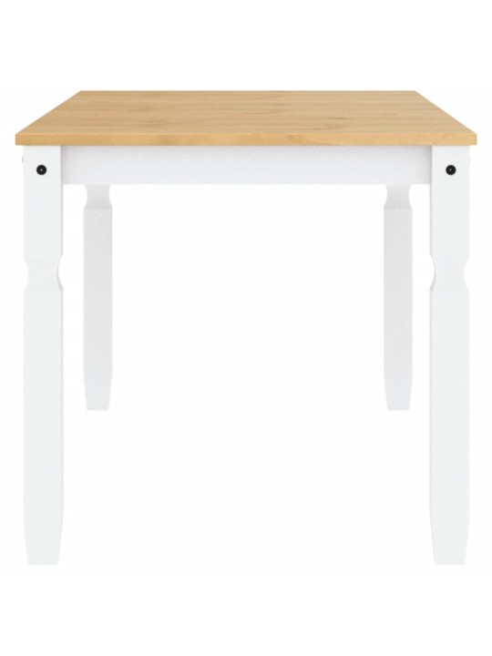 Valgomojo stalas Corona, baltas, 160x80x75cm, pušies masyvas