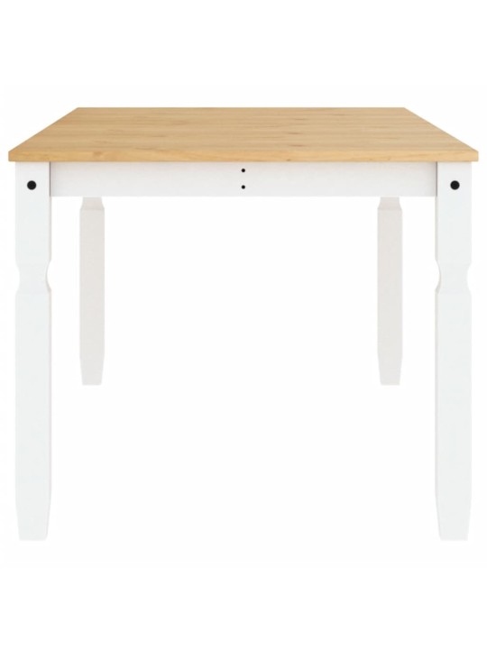 Valgomojo stalas Corona, baltas, 180x90x75cm, pušies masyvas