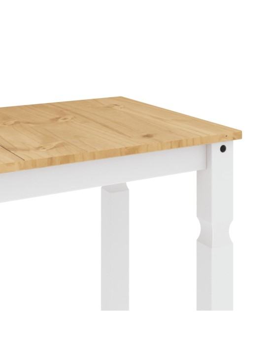 Valgomojo stalas Corona, baltas, 180x90x75cm, pušies masyvas