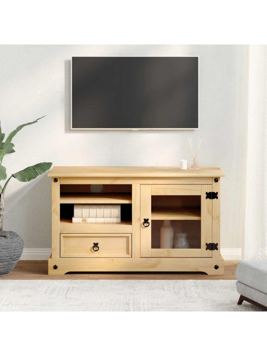 Televizoriaus spintelė Corona, 100x45x58cm, pušies masyvas