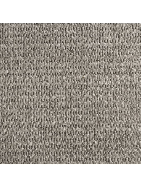 Burė nuo saulės, šviesiai siva, 2x2m, HDPE, 160g/m², kvadratinė