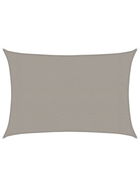 Burė nuo saulės, šviesiai siva, 3x5m, HDPE, 160g/m²