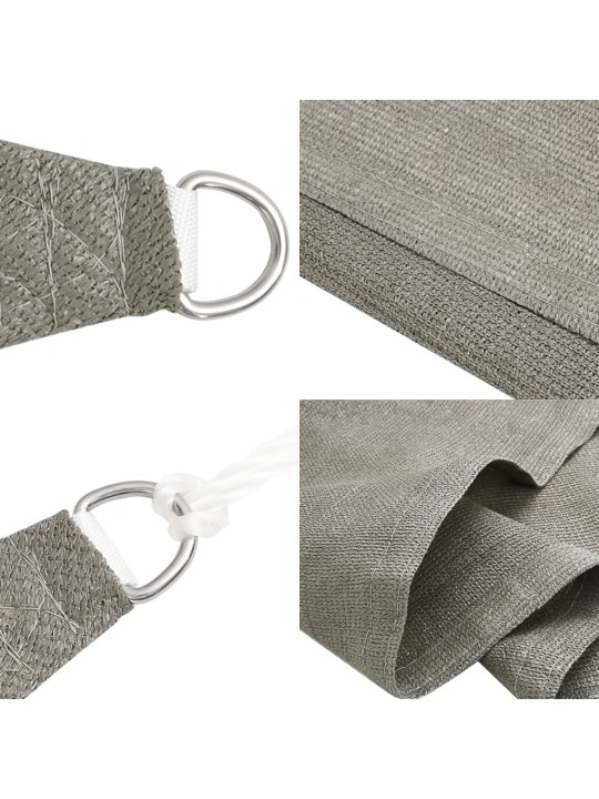 Burė nuo saulės, šviesiai siva, 3x5m, HDPE, 160g/m²