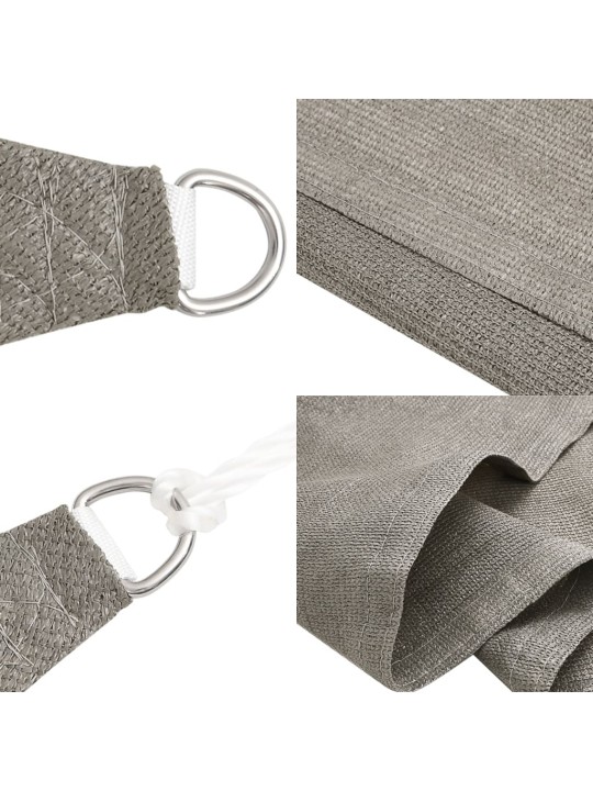 Burė nuo saulės, šviesiai siva, 5x7m, HDPE, 160g/m²