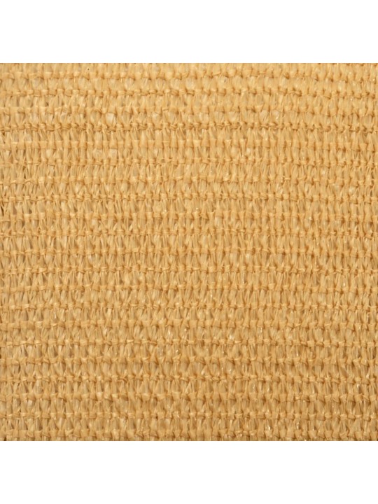 Burė nuo saulės, smėlio, 3x3m, HDPE, 160g/m², kvadratinė