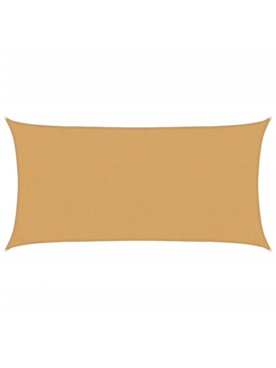 Burė nuo saulės, smėlio, 2x3,5m, HDPE, 160g/m², stačiakampė