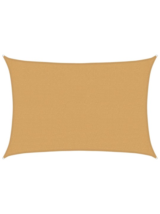 Burė nuo saulės, smėlio, 2,5x4m, HDPE, 160g/m², stačiakampė