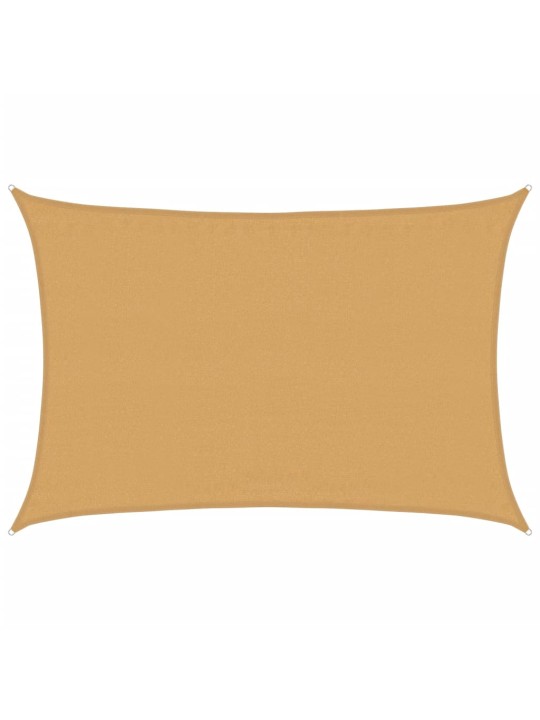 Burė nuo saulės, smėlio, 3,5x5m, HDPE, 160g/m², stačiakampė