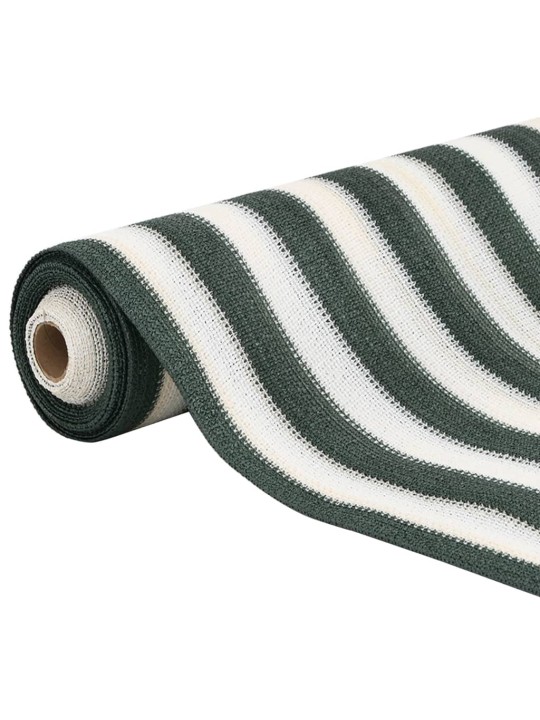Privatumo suteikiantis tinklelis, žalias/baltas, 1,2x10m, HDPE