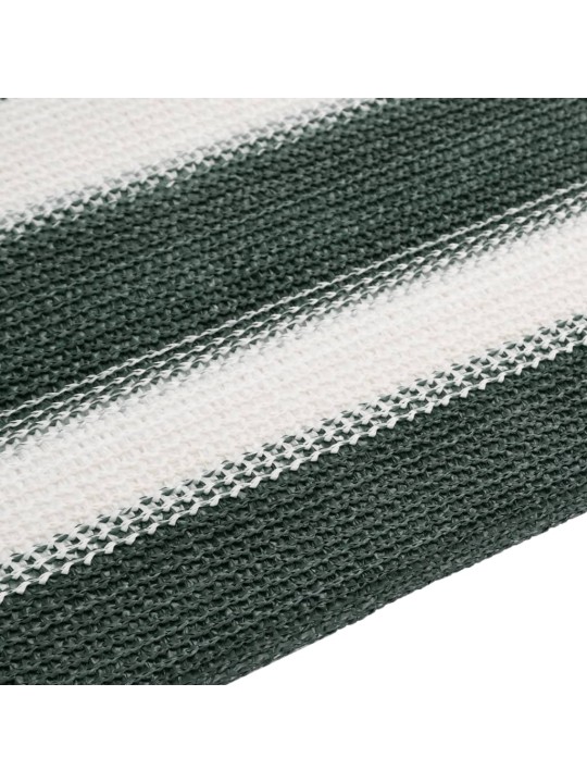 Privatumo suteikiantis tinklelis, žalias/baltas, 1,2x10m, HDPE