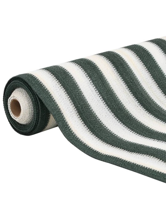 Privatumo suteikiantis tinklelis, žalias/baltas, 1,5x25m, HDPE