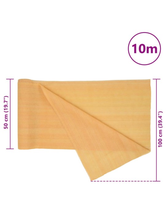 Privatumo suteikiantis tinklelis, smėlio, 1x10m, HDPE